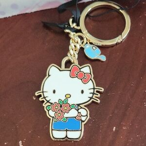 Hello Kitty Keychain with Red Bow
